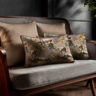 Safari Voyage | Sustainable Velvet Rectangle Cushion - Dovedale Stone 50 x 30 cm Standard by Izabela Peters