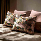 Safari Voyage | Sustainable Velvet Rectangle Cushion - Rosewater 50 x 30 cm Standard by Izabela Peters