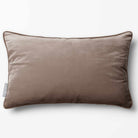 Signature Colours with Piping | Sustainable Velvet Rectangle Cushion - Dovedale Stone 50 x 30 cm by Izabela Peters