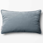 Signature Colours with Piping | Sustainable Velvet Rectangle Cushion - French Grey 50 x 30 cm by Izabela Peters