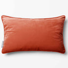 Signature Colours with Piping | Sustainable Velvet Rectangle Cushion - Burnt Ochre 50 x 30 cm by Izabela Peters