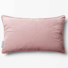 Signature Colours with Piping | Sustainable Velvet Rectangle Cushion - Rosewater 50 x 30 cm by Izabela Peters