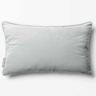 Signature Colours with Piping | Sustainable Velvet Rectangle Cushion - Storm Grey 50 x 30 cm by Izabela Peters