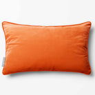 Signature Colours with Piping | Sustainable Velvet Rectangle Cushion - Burnt Orange 50 x 30 cm by Izabela Peters