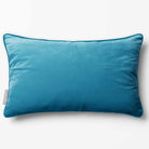 Signature Colours with Piping | Sustainable Velvet Rectangle Cushion - Prussian Blue 50 x 30 cm by Izabela Peters