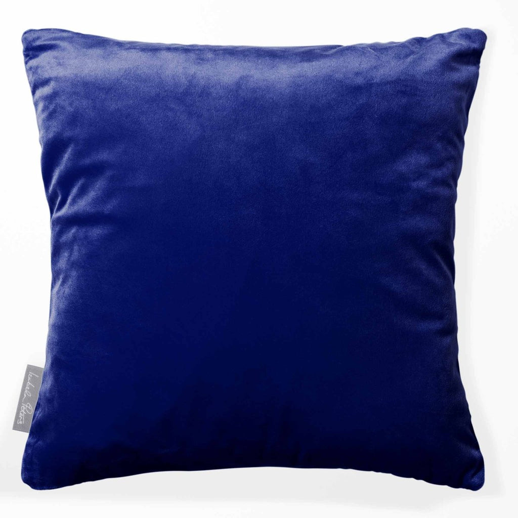 Signature Colourways | Sustainable Velvet Cushion - Midnight 40 x 40 cm by Izabela Peters