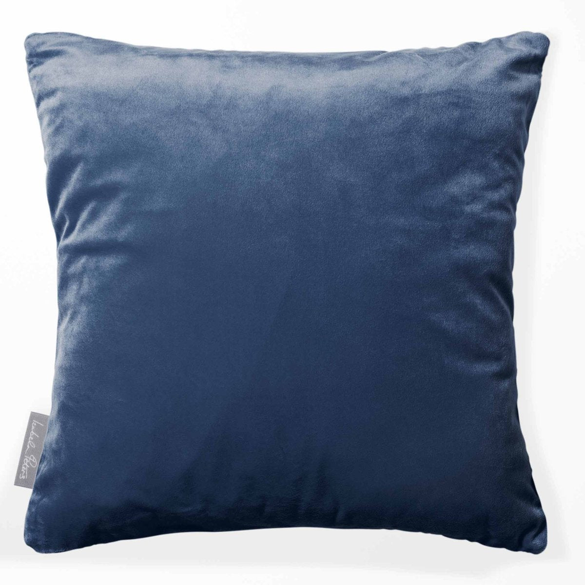 Signature Colourways | Sustainable Velvet Cushion - Petrol Blue 40 x 40 cm by Izabela Peters