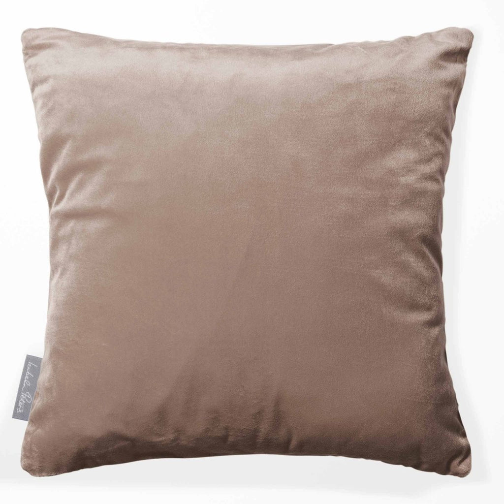 Signature Colourways | Sustainable Velvet Cushion - Dovedale Stone 40 x 40 cm by Izabela Peters