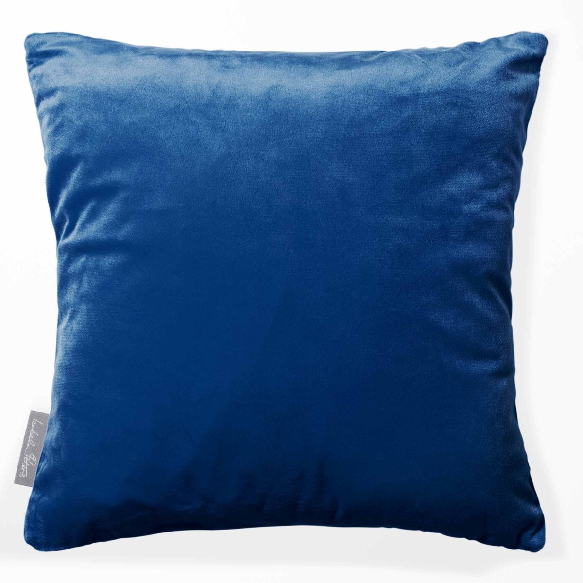 Signature Colourways | Sustainable Velvet Cushion - Estate Blue 40 x 40 cm by Izabela Peters