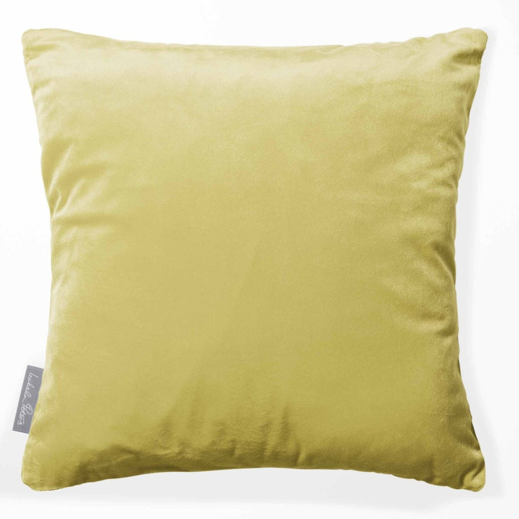 Signature Colourways | Sustainable Velvet Cushion - Beluga 40 x 40 cm by Izabela Peters