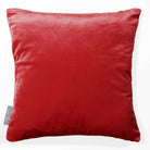 Signature Colourways | Sustainable Velvet Cushion - Crimson Muse 40 x 40 cm by Izabela Peters