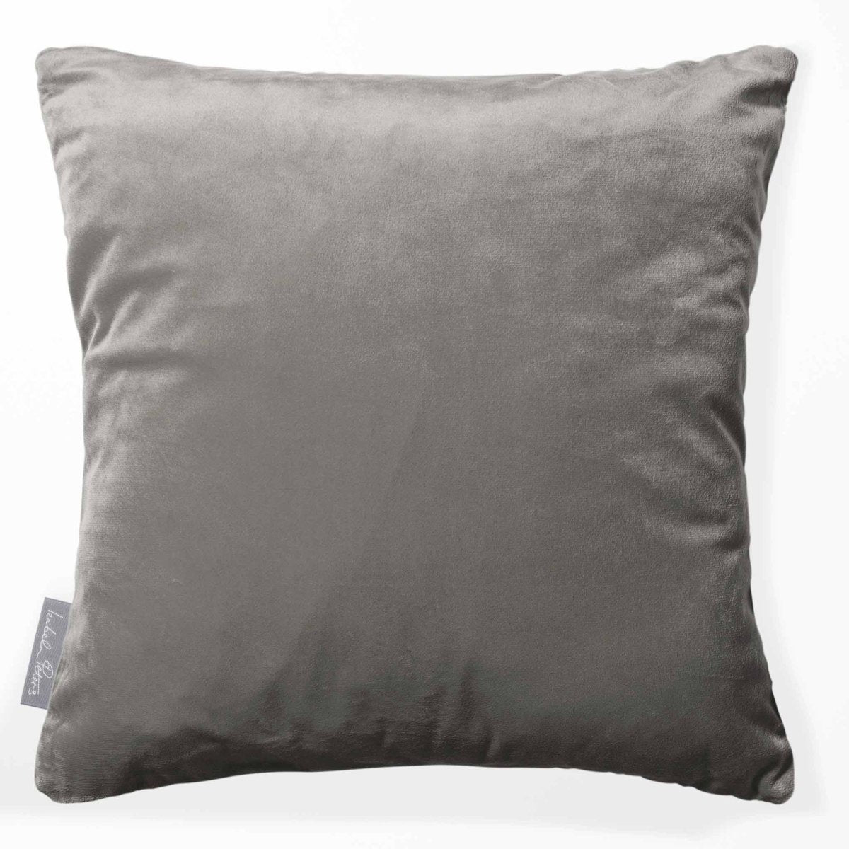 Signature Colourways | Sustainable Velvet Cushion - Beluga 40 x 40 cm by Izabela Peters
