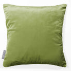 Signature Colourways | Sustainable Velvet Cushion - Golden Lime 40 x 40 cm by Izabela Peters