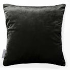 Signature Colourways | Sustainable Velvet Cushion - Charcoal 40 x 40 cm by Izabela Peters
