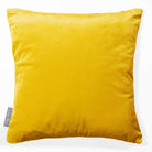 Signature Colourways | Sustainable Velvet Cushion - Mustard Ochre 40 x 40 cm by Izabela Peters
