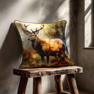 Stag | Sustainable Velvet Cushion - 40 x 40 cm Standard by Izabela Peters