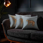 Tiger | Sustainable Velvet Cushion - French Grey 40 x 40 cm Standard by Izabela Peters