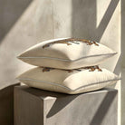 Tiger | Sustainable Velvet Cushion - Ivory Cream 40 x 40 cm Standard by Izabela Peters