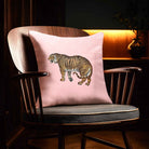 Tiger | Sustainable Velvet Cushion - Rosewater 40 x 40 cm Standard by Izabela Peters