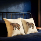 Tiger | Sustainable Velvet Cushion - Ivory Cream 40 x 40 cm Standard by Izabela Peters