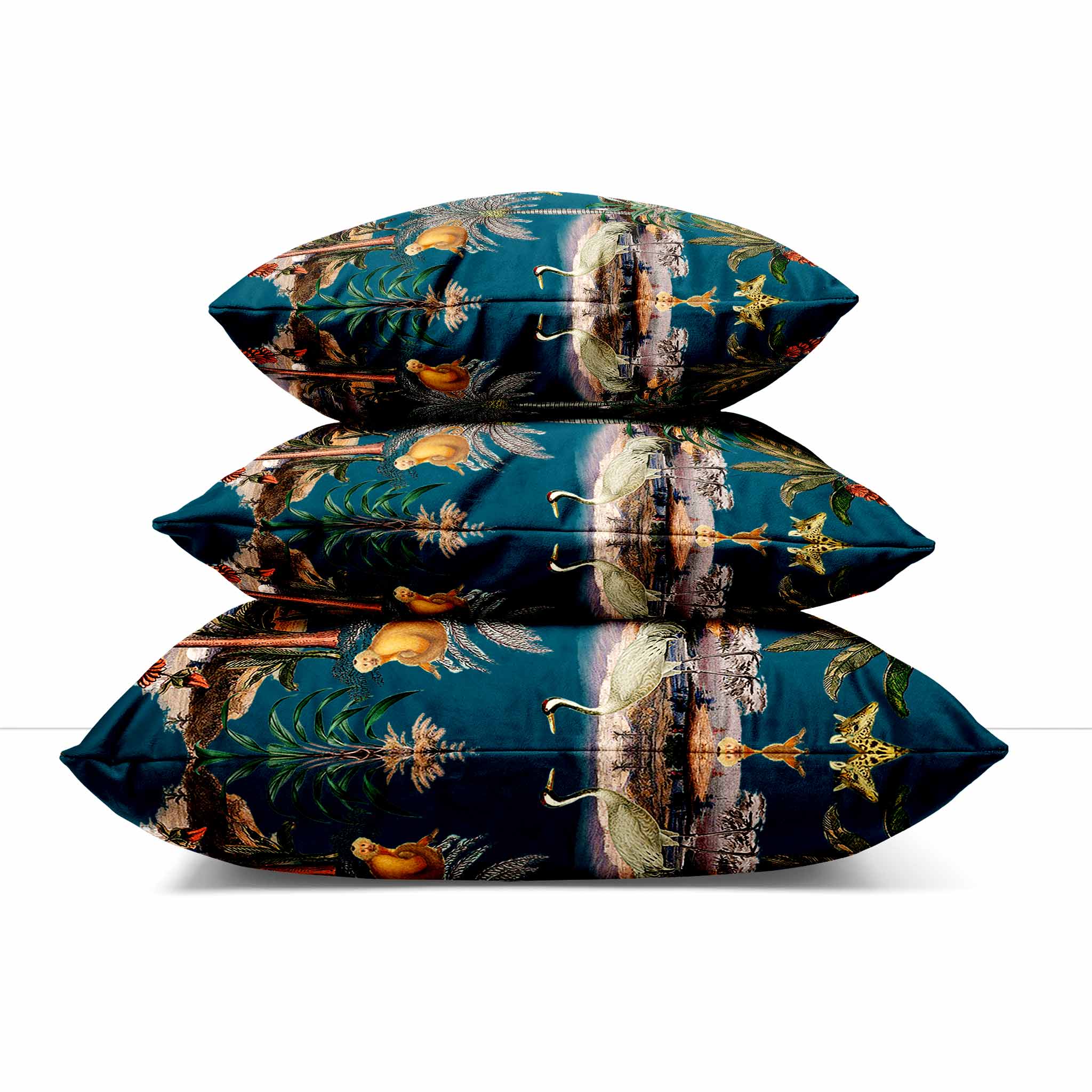 Velvet Cushion Safari Voyage Izabela Peters