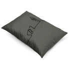 Angular Face | Sustainable Velvet Rectangle Cushion - Beluga 50 x 30 cm Cover Only by Izabela Peters