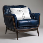 Angular Face | Sustainable Velvet Rectangle Cushion in White and Black 50 x 30 cm Cover Only | Izabela Peters