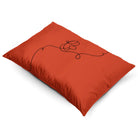 Butterfly | Sustainable Velvet Rectangle Cushion - Burnt Ochre 50 x 30 cm Cover Only by Izabela Peters