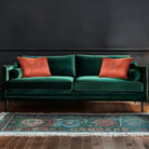 Butterfly | Sustainable Velvet Rectangle Cushion - Burnt Ochre 50 x 30 cm Cover Only by Izabela Peters
