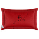 Butterfly | Sustainable Velvet Rectangle Cushion - Crimson Muse 50 x 30 cm Cover Only by Izabela Peters