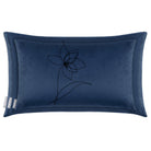 Flower | Sustainable Velvet Rectangle Cushion - Emerald Green 50 x 30 cm Cover Only by Izabela Peters