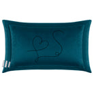 Heart | Sustainable Velvet Rectangle Cushion - Crimson Muse 50 x 30 cm Cover Only by Izabela Peters