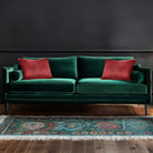 Horse | Sustainable Velvet Rectangle Cushion - Crimson Muse 50 x 30 cm Cover Only by Izabela Peters