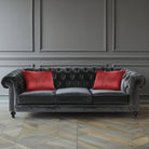 Horse | Sustainable Velvet Rectangle Cushion - Crimson Muse 50 x 30 cm Cover Only by Izabela Peters