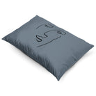 Open Face | Sustainable Velvet Rectangle Cushion - French Grey 50 x 30 cm Cover Only by Izabela Peters