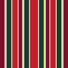 Signature Stripe Christmas print in red, green and burgundy