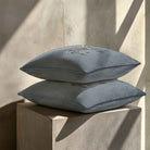 Zebra | Sustainable Velvet Cushion - French Grey 40 x 40 cm Standard by Izabela Peters
