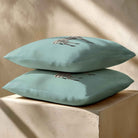 Zebra | Sustainable Velvet Cushion - Blue Surf 40 x 40 cm Standard by Izabela Peters