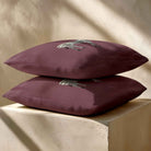 Zebra | Sustainable Velvet Cushion - Italian Grape 40 x 40 cm Standard by Izabela Peters