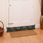 Luxury Eco - Friendly Draught Excluder - Birds In Paradise - Charcoal Standard by Izabela Peters