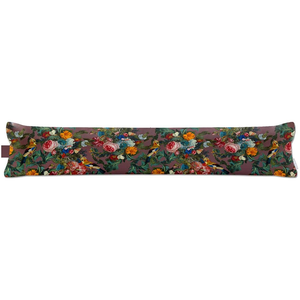 Luxury Eco - Friendly Draught Excluder - Birds In Paradise - Italian Grape Standard by Izabela Peters