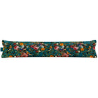 Luxury Eco - Friendly Draught Excluder - Birds In Paradise - Teal Standard by Izabela Peters