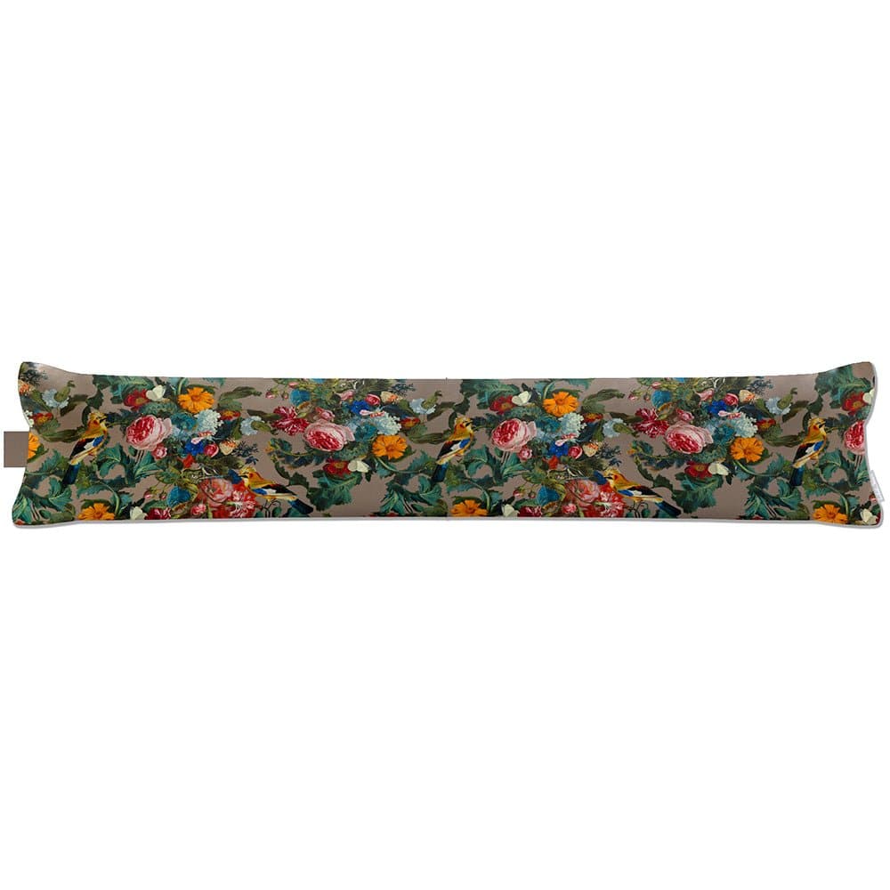 Luxury Eco-Friendly Draught Excluder  - Birds In Paradise  IzabelaPeters Dovedale Stone Standard 