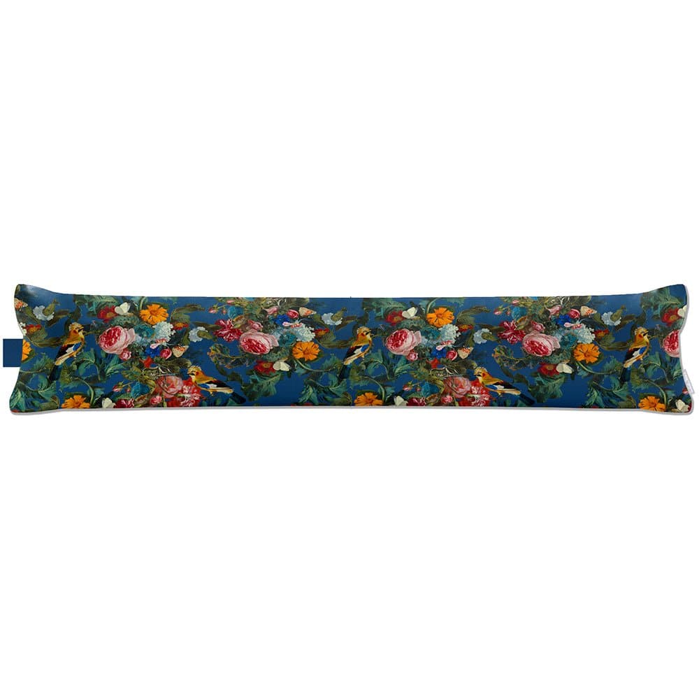 Luxury Eco-Friendly Draught Excluder  - Birds In Paradise  IzabelaPeters Estate Blue Standard 