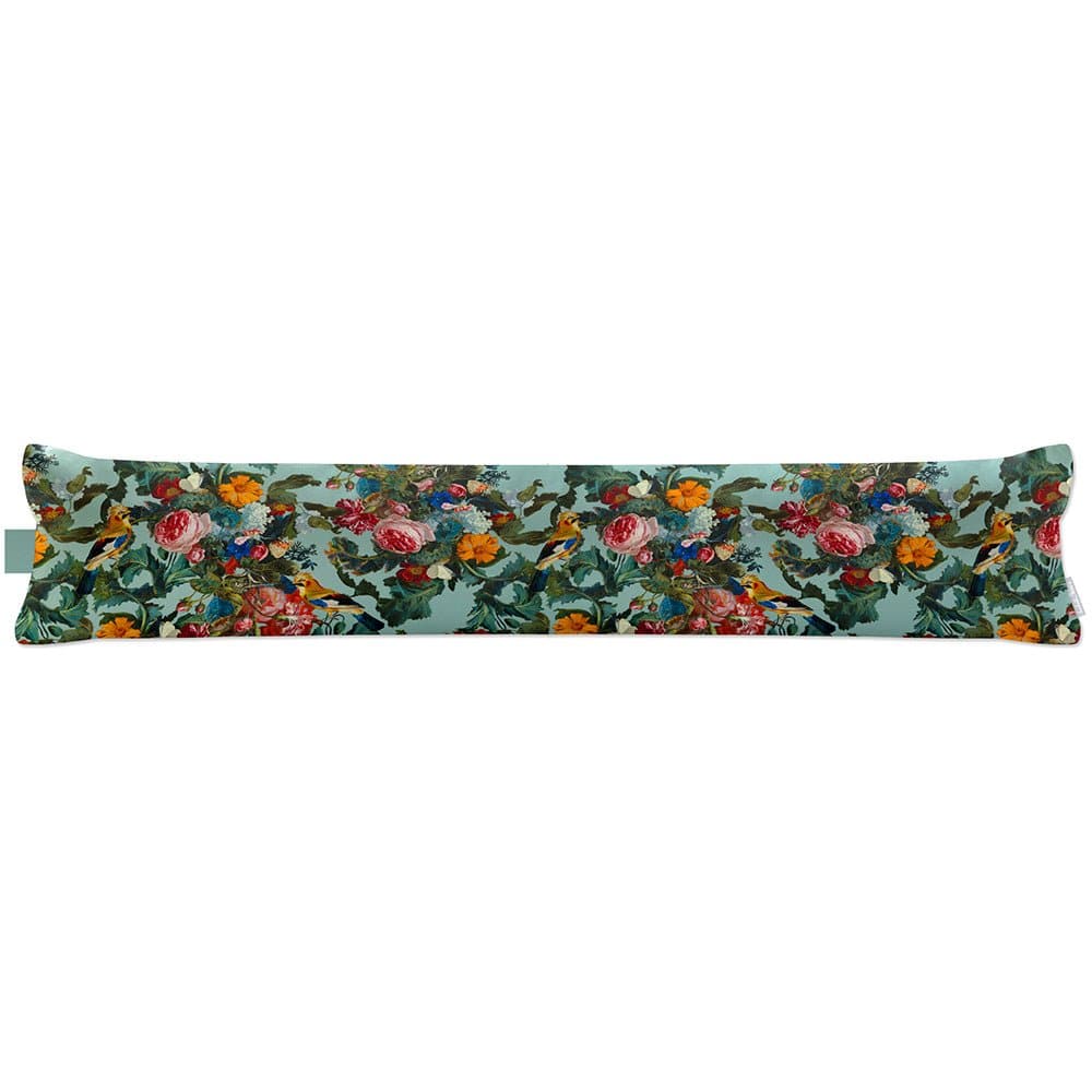 Luxury Eco-Friendly Draught Excluder  - Birds In Paradise  IzabelaPeters Blue Surf Standard 
