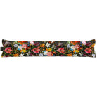 Luxury Eco - Friendly Draught Excluder - Floral Dream - Charcoal Standard by Izabela Peters