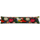 Luxury Eco - Friendly Draught Excluder - Garden Bouquet - Charcoal Standard by Izabela Peters