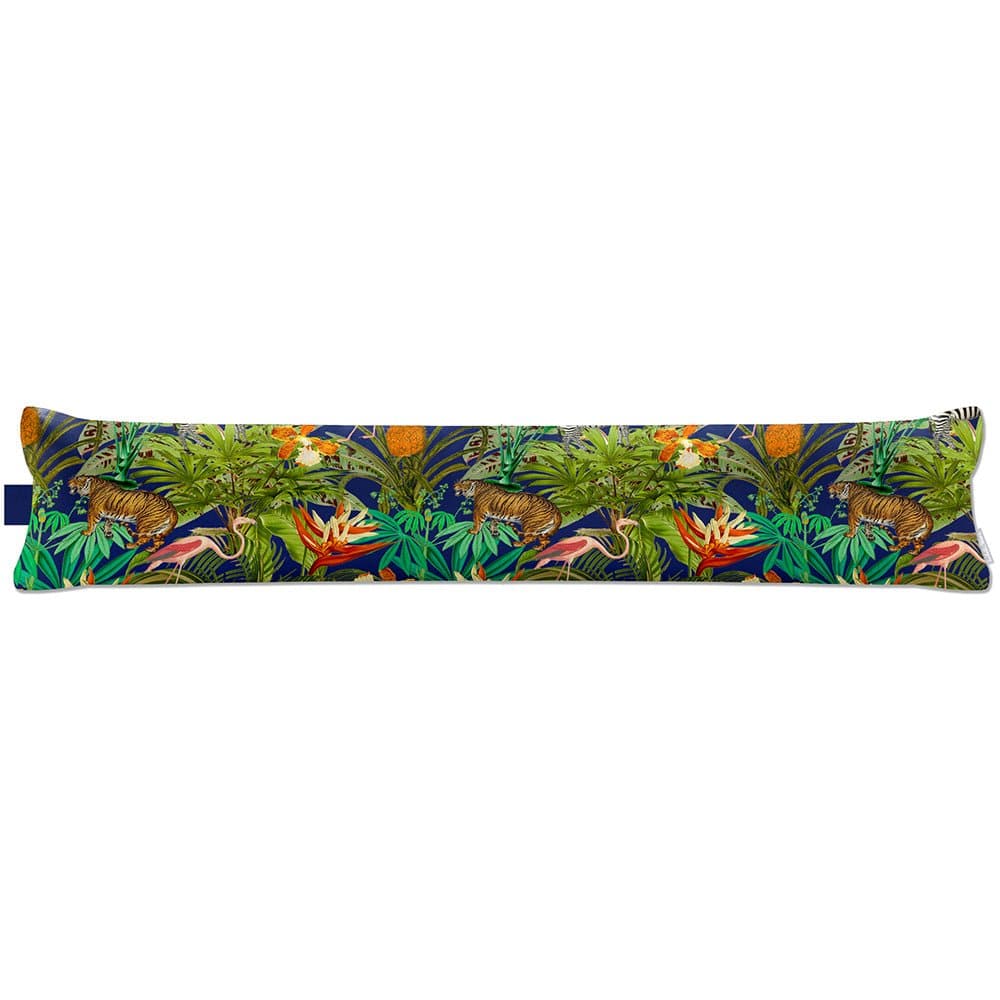 Luxury Eco - Friendly Draught Excluder - Jungle Fusion - Midnight Standard by Izabela Peters