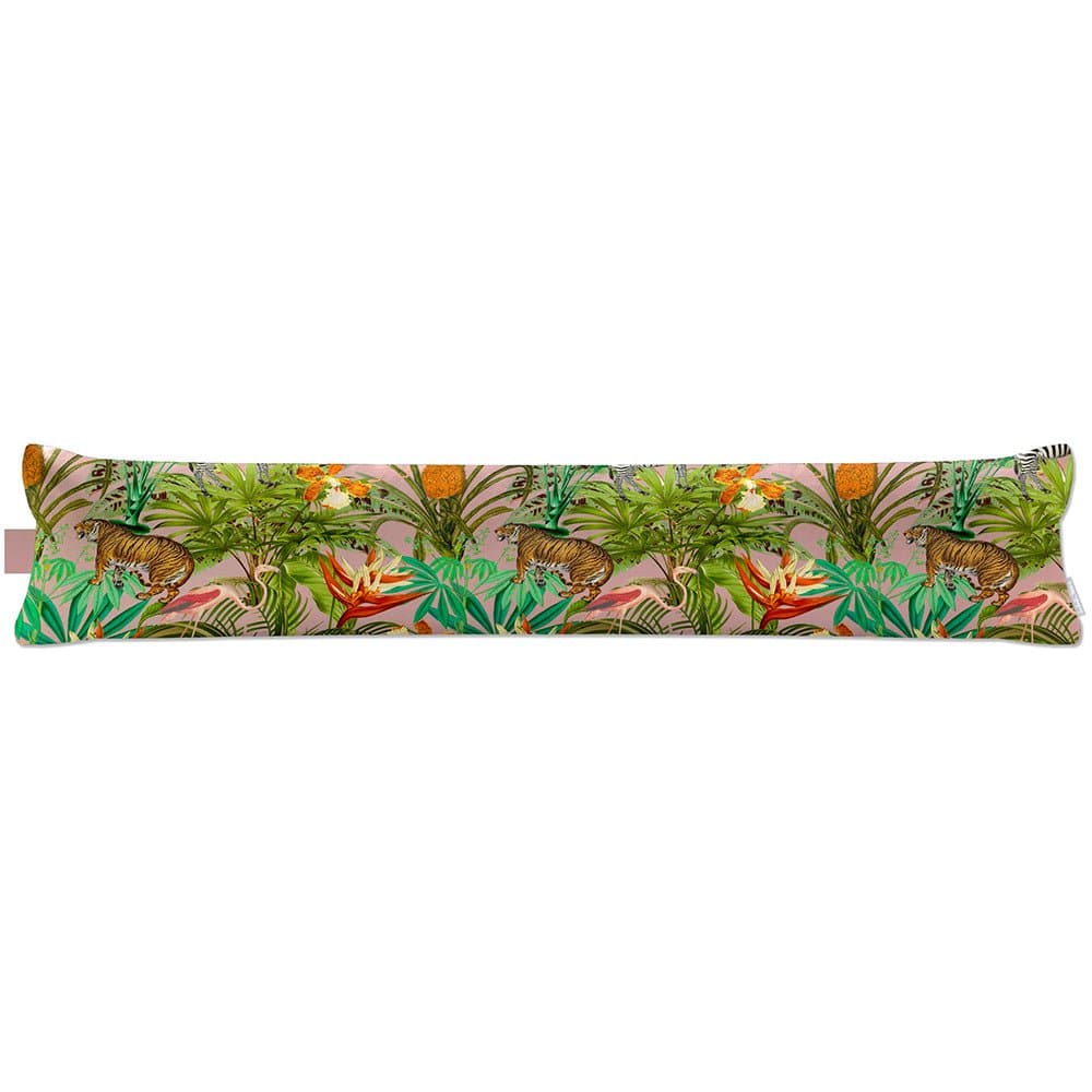 Luxury Eco - Friendly Draught Excluder - Jungle Fusion - Rosewater Standard by Izabela Peters