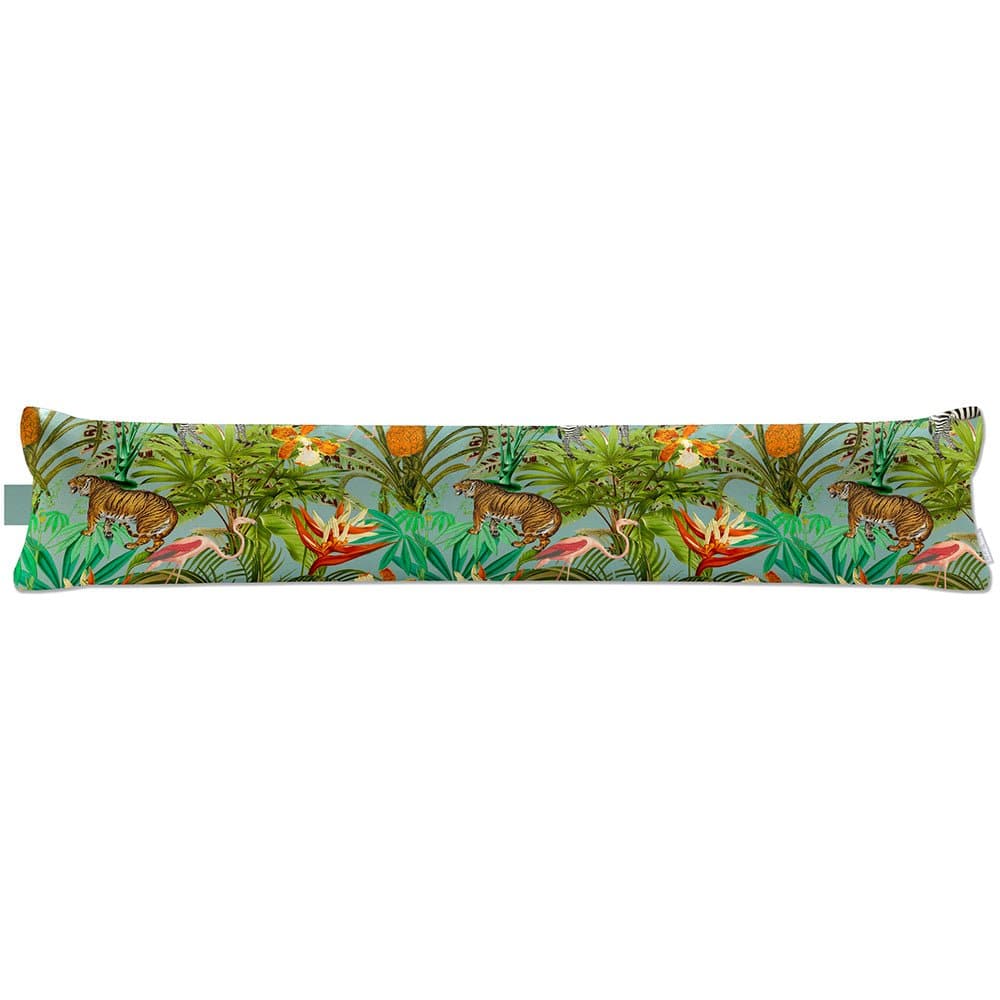 Luxury Eco - Friendly Draught Excluder - Jungle Fusion - Blue Surf Standard by Izabela Peters